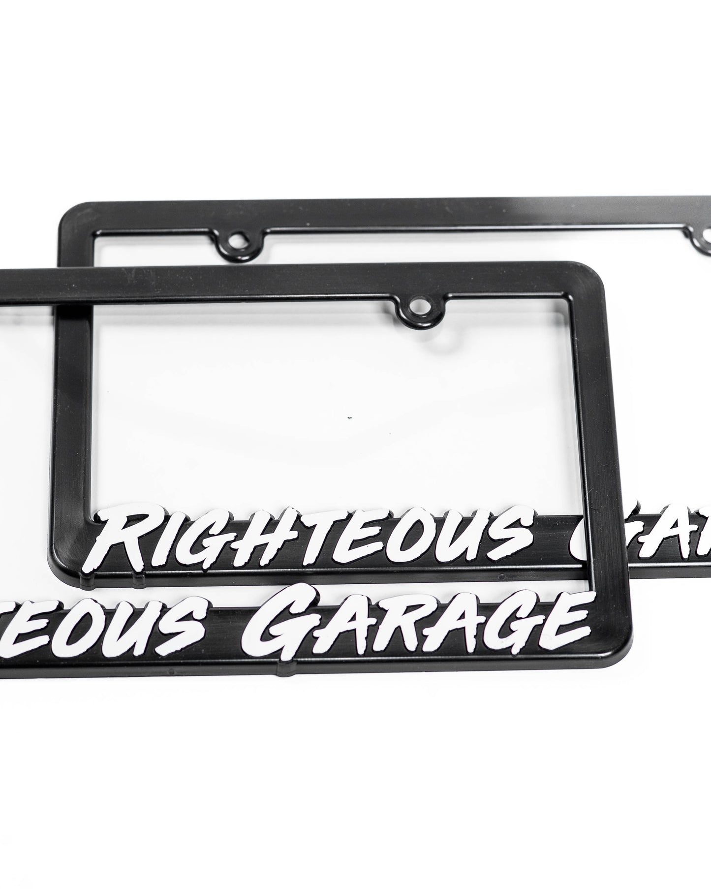 Righteous Garage License Plate Frames