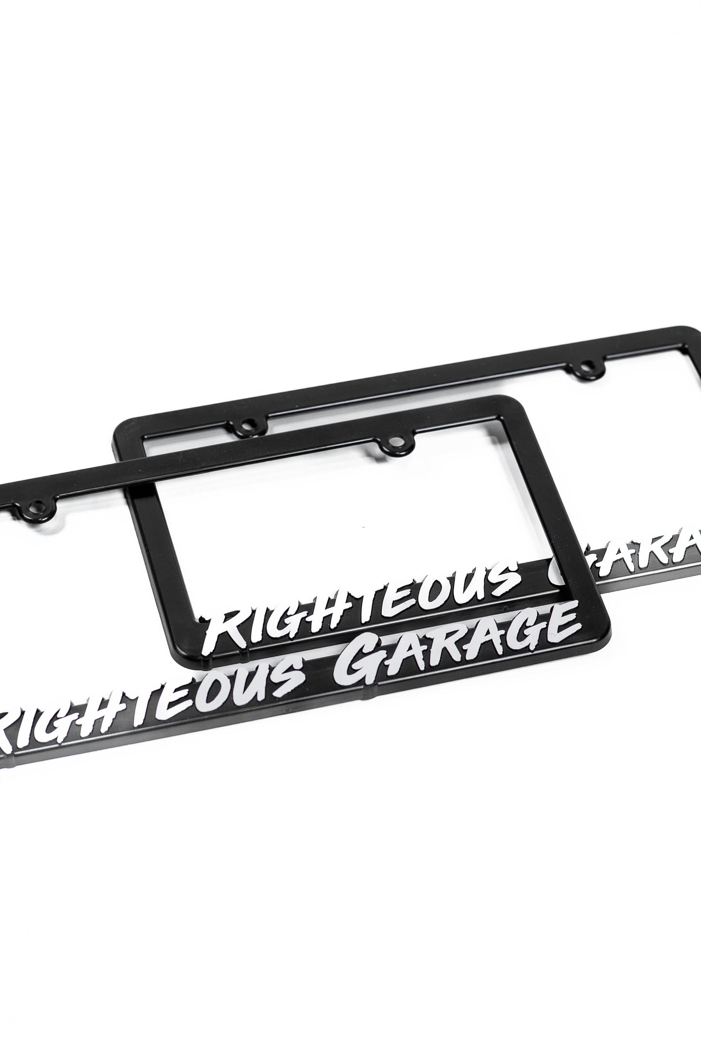 Righteous Garage License Plate Frames